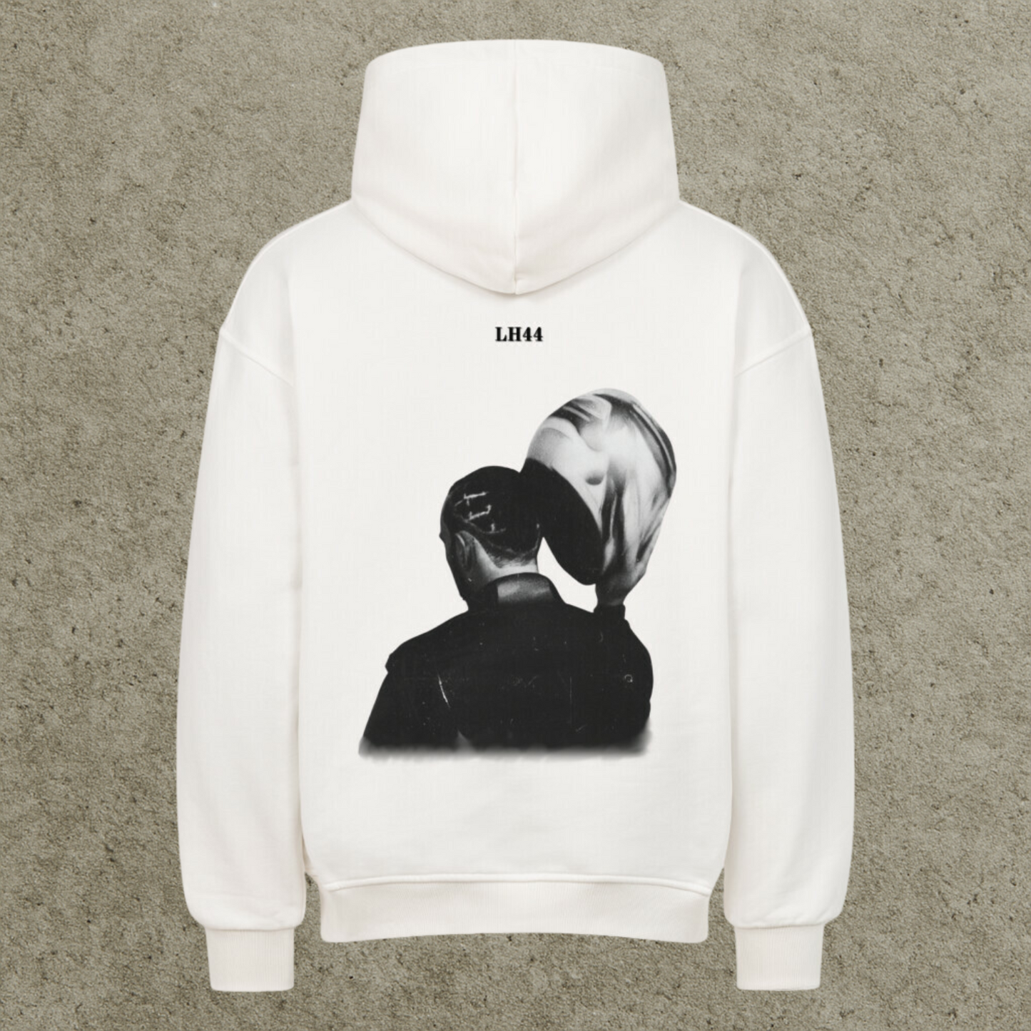 Premium Oversized Hoodie | LH44 Monochrome Icon
