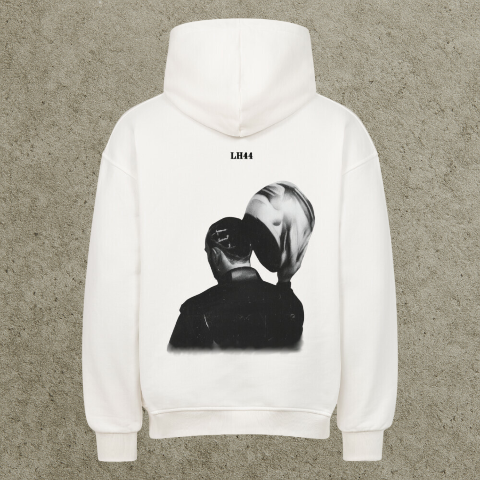 Premium Oversized Hoodie | LH44 Monochrome Icon