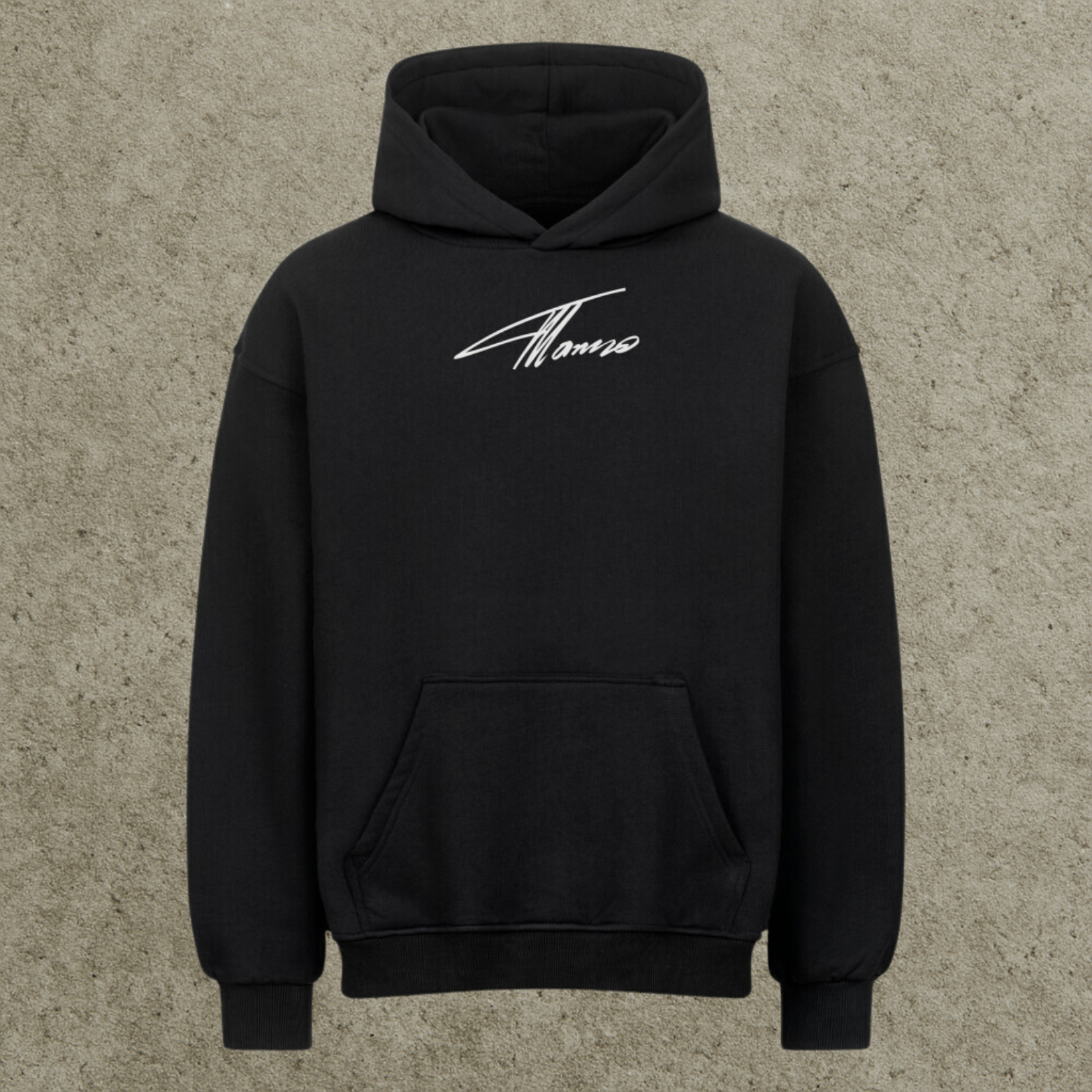 Premium Oversized Hoodie (Black)- | FERNANDO 10