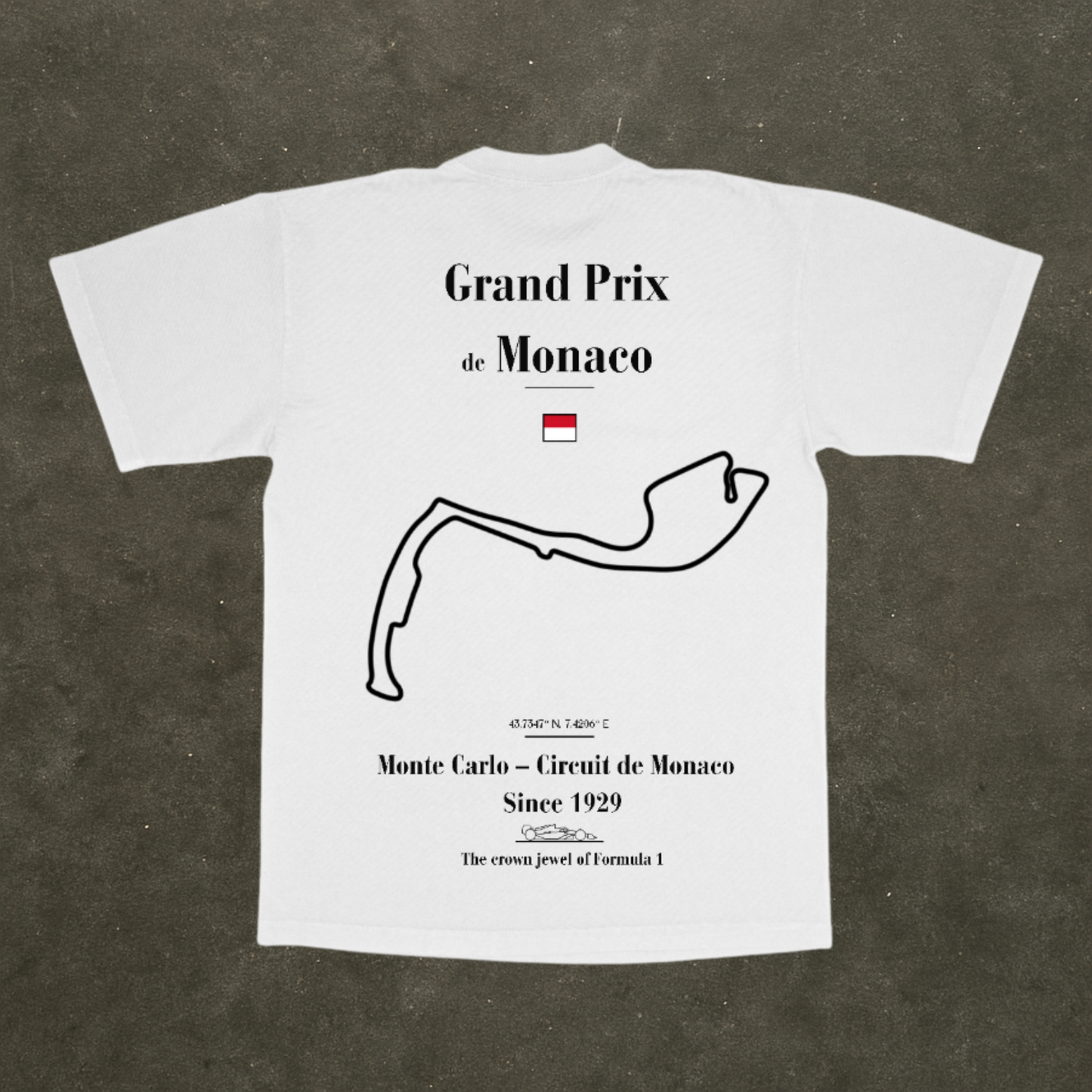 Premium Heavyweight Tee (White) | Monaco