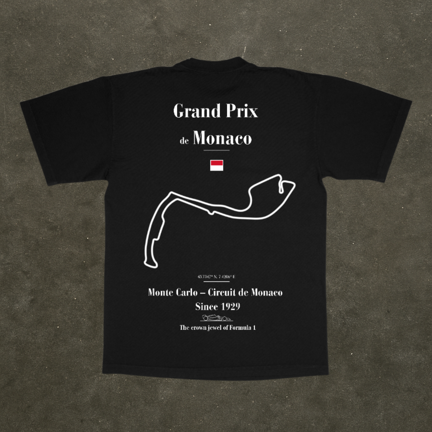Premium Heavyweight Tee (Black) | Monaco