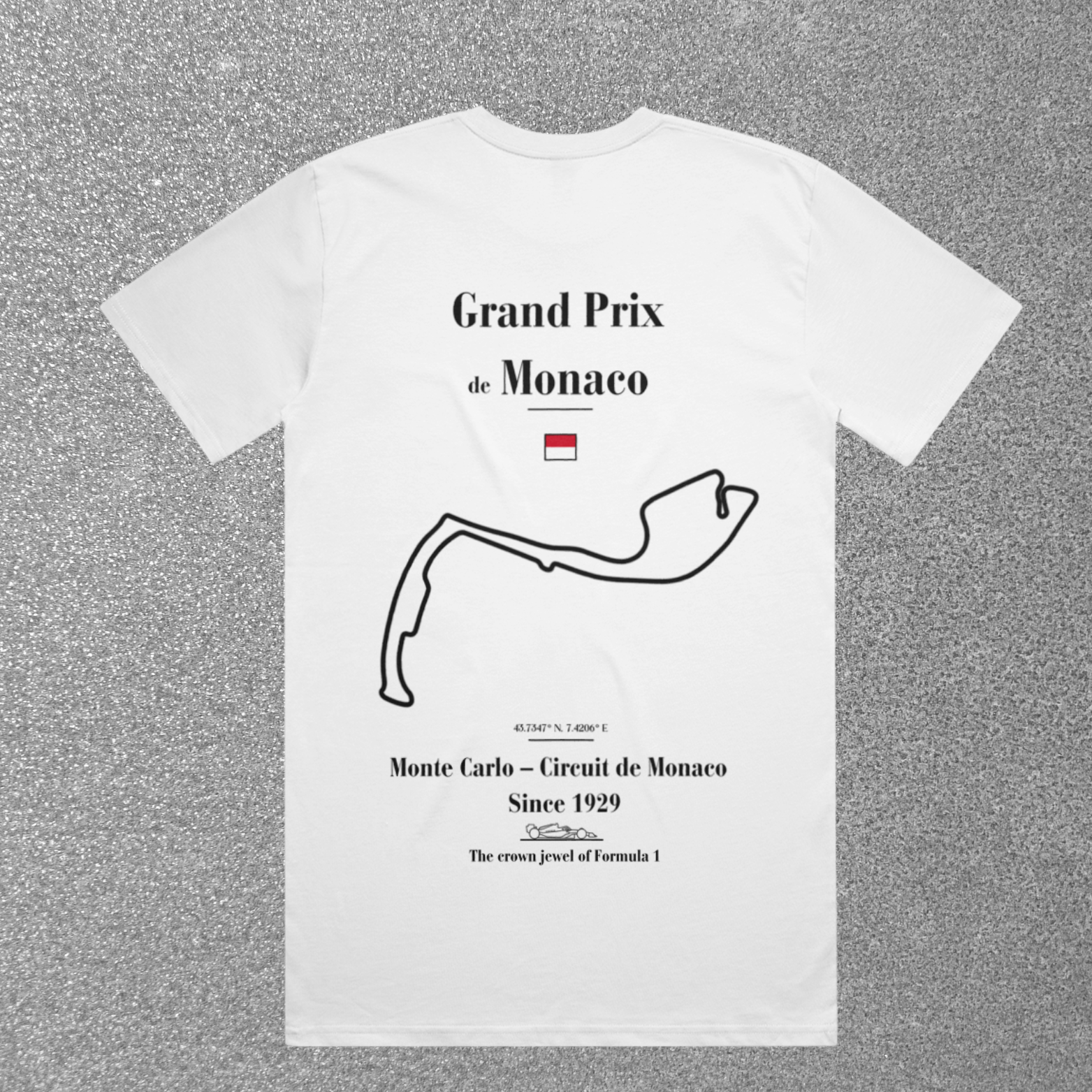 White Oversize Heavy Tee | Monaco