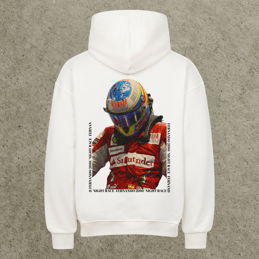 Premium Oversized Hoodie (White)- | FERNANDO 10