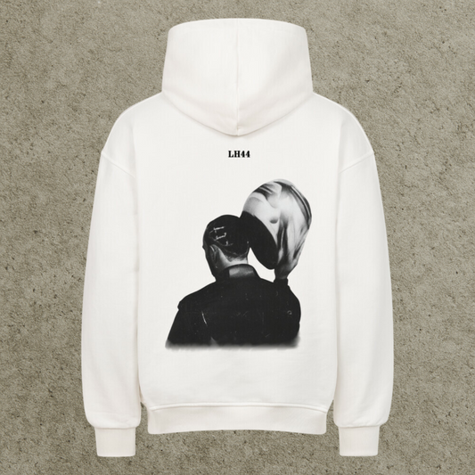 Premium Oversized Hoodie | LH44 Monochrome Icon