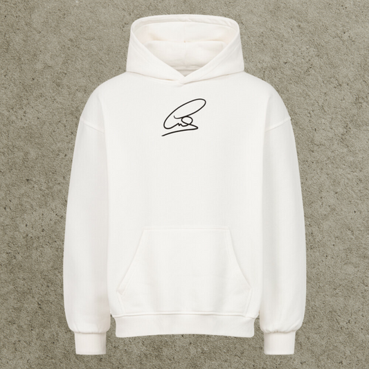 Premium Oversized Hoodie | LH44 Monochrome Icon