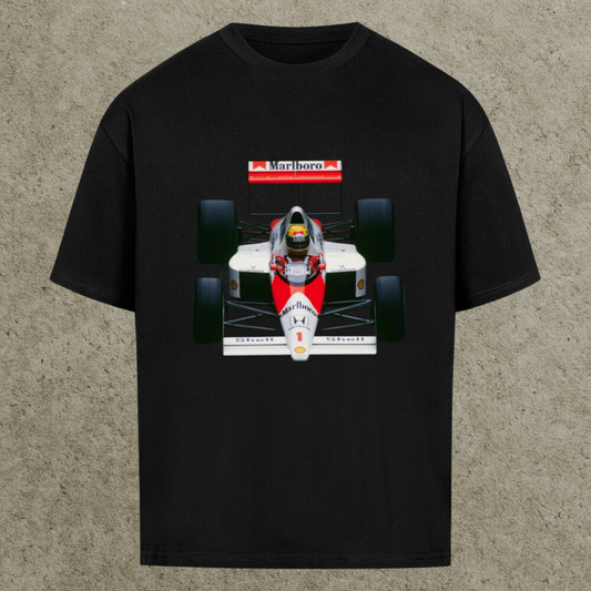 Front Premium Oversized Tee | Marlboro McLaren Legacy