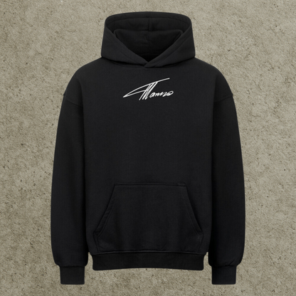 Premium Oversized Hoodie (Black)- | FERNANDO 10