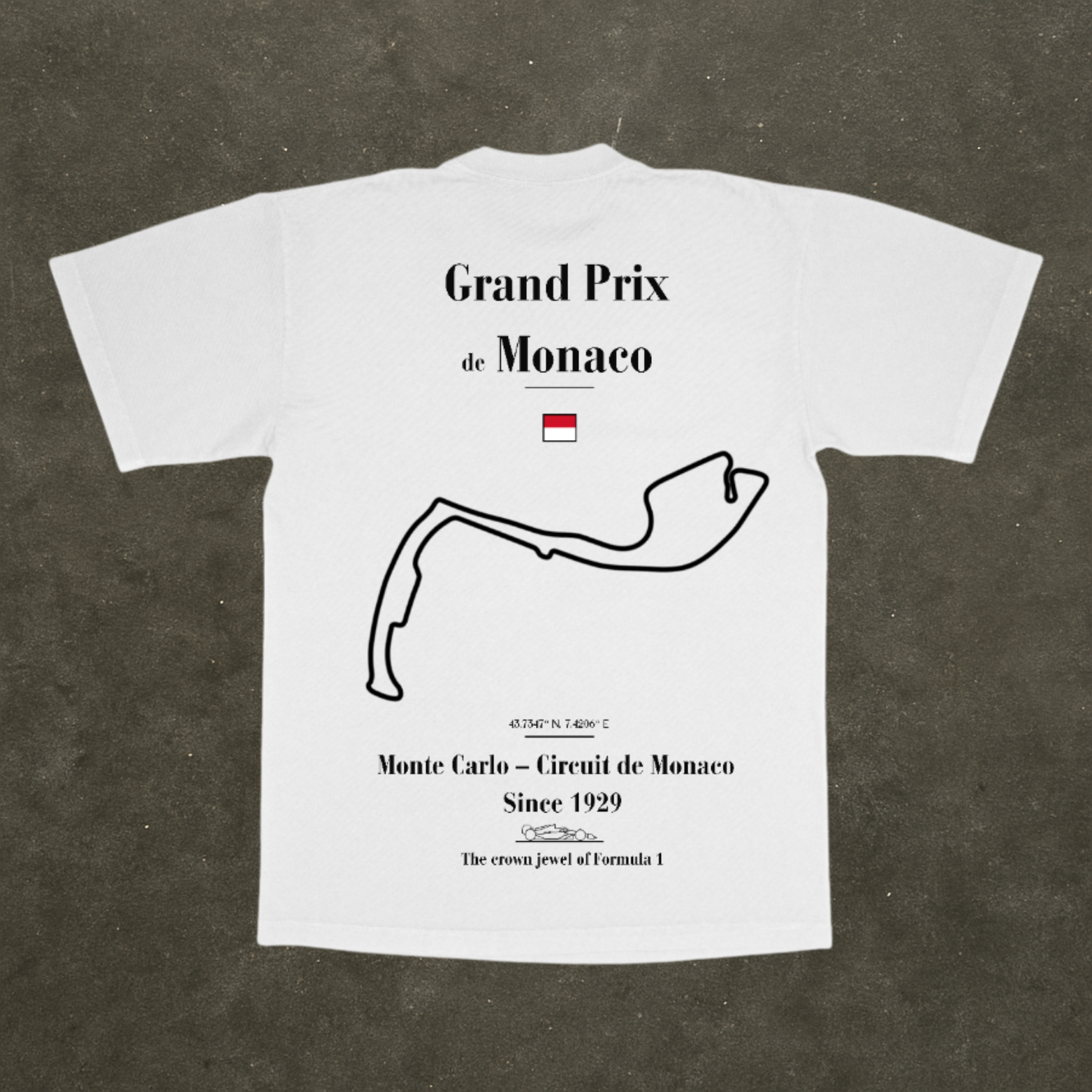 Premium Heavyweight Tee (White) | Monaco