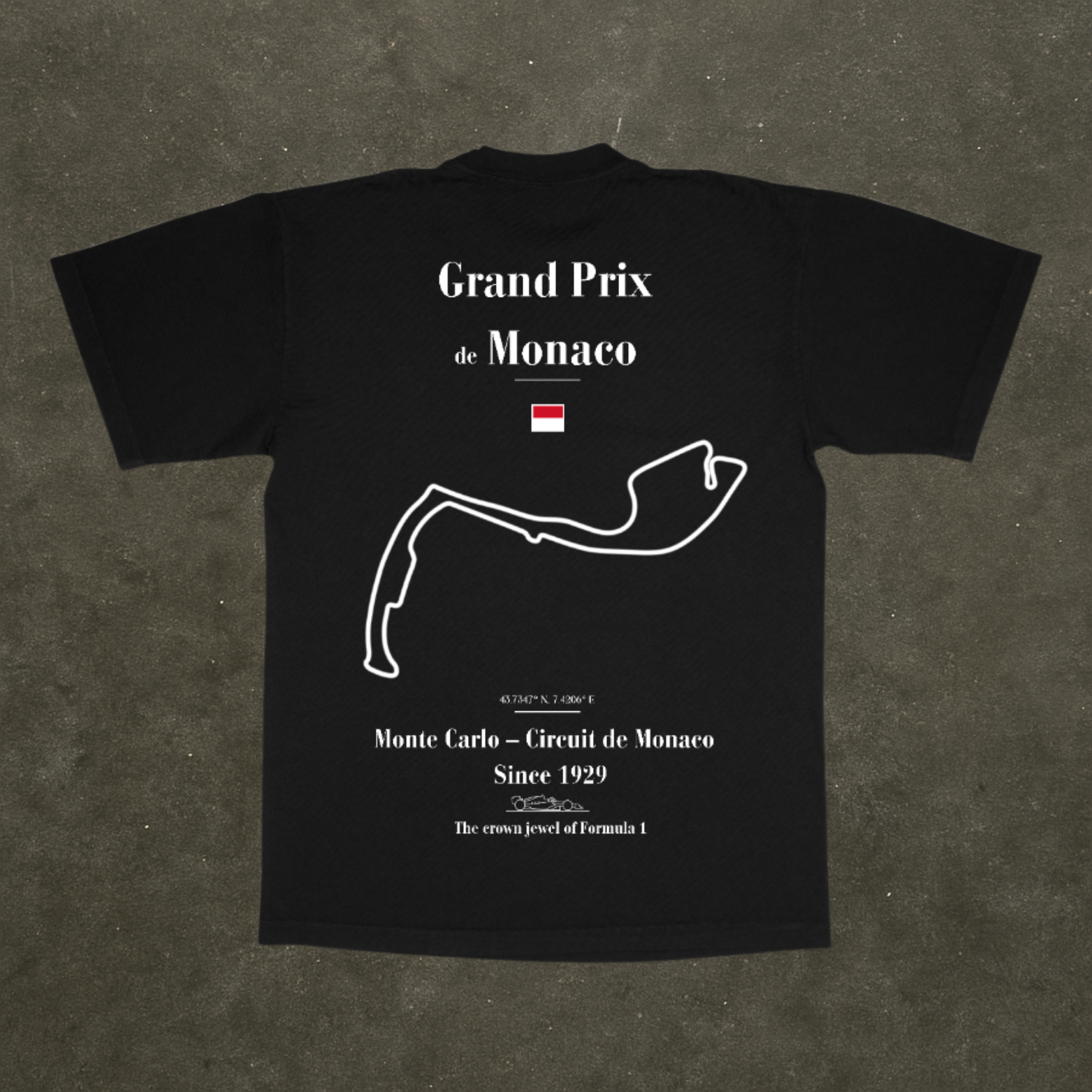 Premium Heavyweight Tee (Black) | Monaco