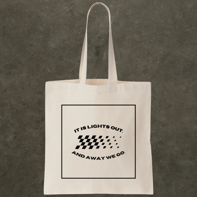 Premium Cotton Canvas Tote Bag | Lights out