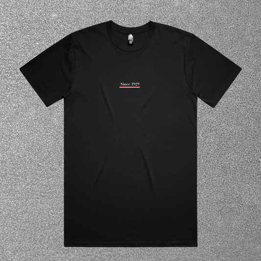 Black Oversize Heavy Tee | Monaco